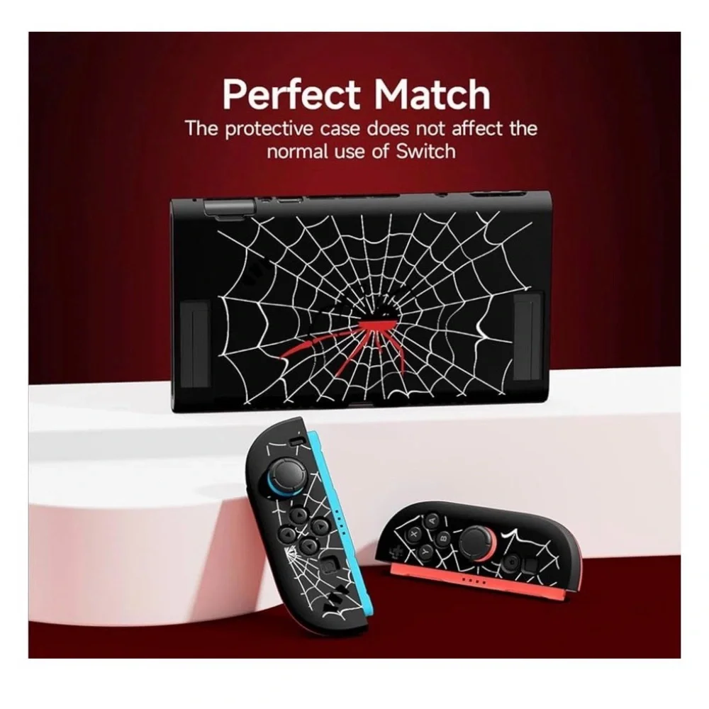 JEMDO Soft protective case for switch NS2 Black Spider 🕷️